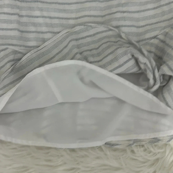 Forever 21 striped skirt size XS mini skirt blue white - Picture 7 of 8